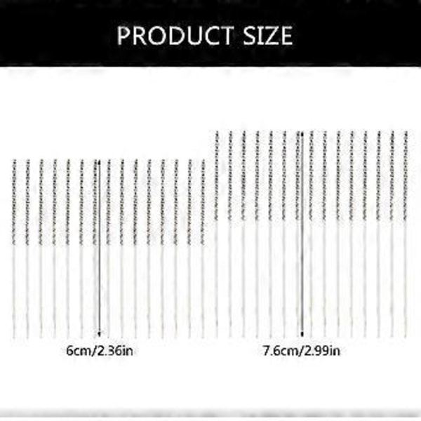 15x/Set Reparationsverktyg för Sömnad Lagning Nål Läderhantverk Sömnadssöm Nål Lagning Verktyg för Stickade Tyger 1.2x76