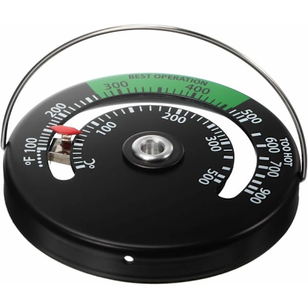 Magnetisk komfurtermometer Brandkomfurtermometer Måler til træ