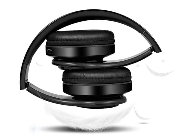 Bluetooth-hovedtelefoner over ear, foldbare, lette headset med dyb bas, HiFi-stereolyd til rejser, arbejde, bærbar pc, mobiltelefon
