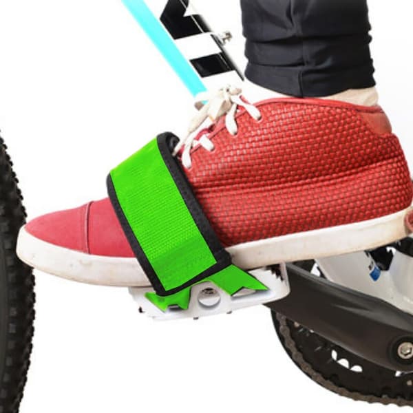 1 Par Cykelpedalstropper Pedal Tåclips Stropper Tape til Fast G
