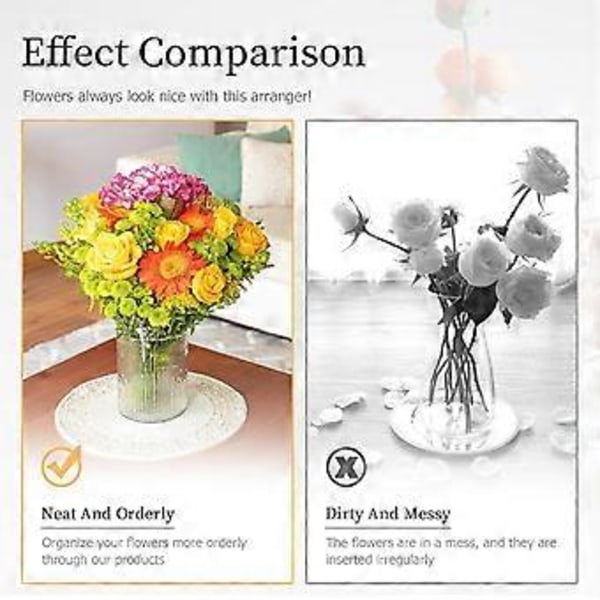 Blomsterarrangemang Rostfritt Stål Hjälpmedel Håller Växterna i Vasen i Ordning för Odling Jordgubbsblomma Black 3pcs Set