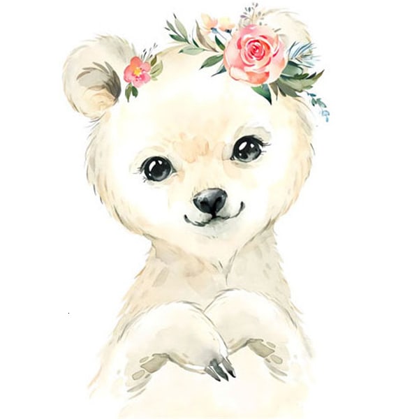30x40cm 5D DIY timanttimaalaus täydellinen,Animaux de Dessins Animés#H,