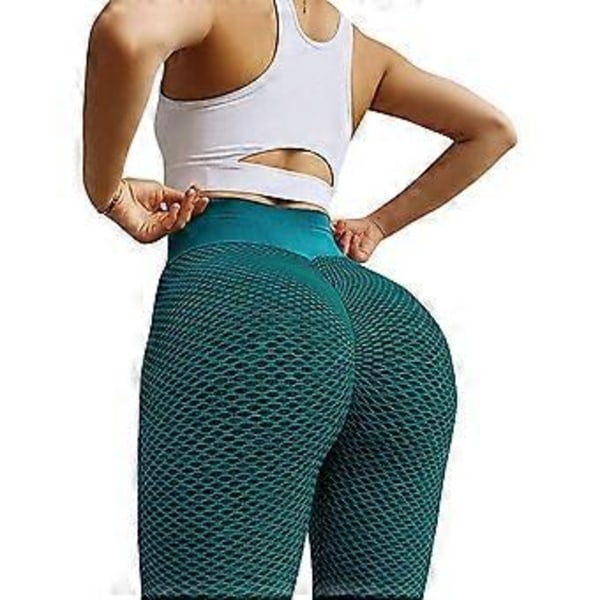 Naisten Bubble Hip Butt Lifting Anti Cellulite Leggingsit Korkeavyötäröiset Treeni Vatsan Kontrollointi Jooga Trikoo (style692)