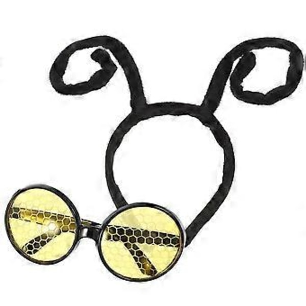 1 Setti Hyönteisantenni Panta Lasit Perhosantenni Panta Naamiaisjuhlat Cosplay Rekvisiitta