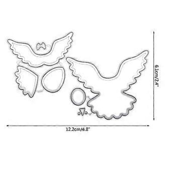 3D Due Metal Skærestencils DIY Stempler Håndværk Skabelon Form Stencils til Prægning Scrapbooking Fotoalbum Dekoration Værktøj