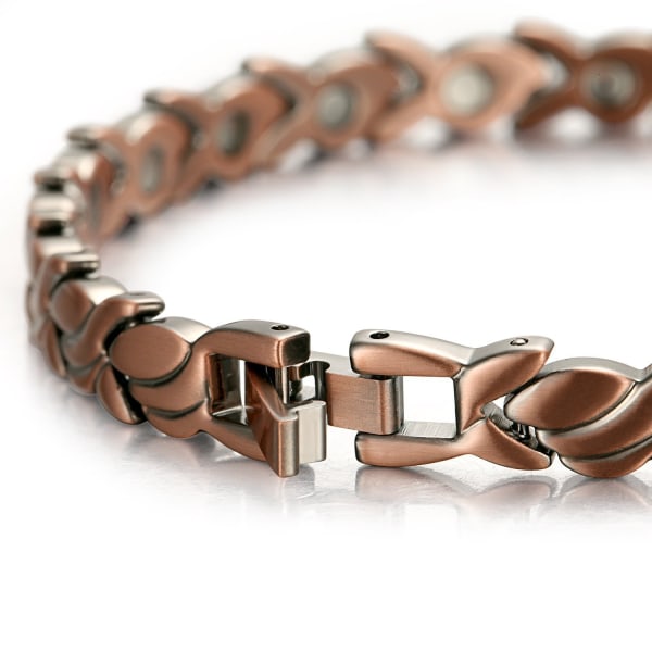 Elegant Kobber Magnetisk Terapi Armbånd til Kvinder, Smertelindring