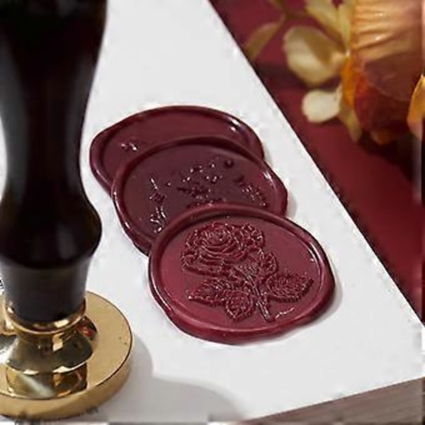 Messinghode Gresskar Seglstempel Plante Forseglingsvoks Stempel Edderkopper Voks Seglstempel for Kort Brev Invitasjoner Dekorasjon Witch and Pumpkin