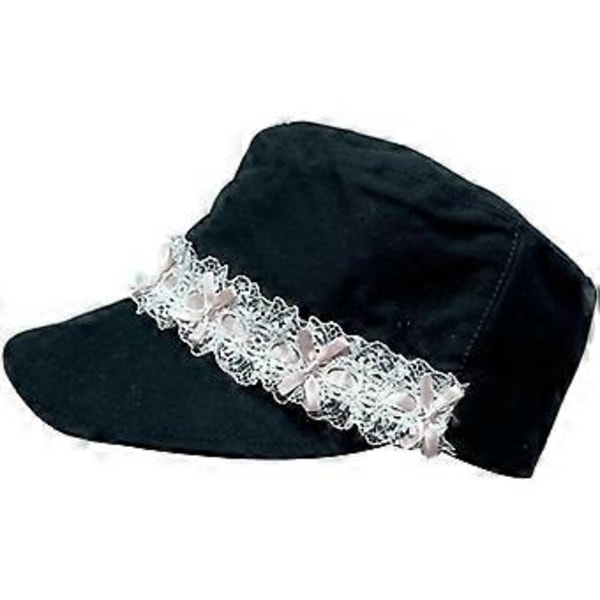 Spetsrosett Keps för Tonårsflickor, Mode Sommar Solhatt för Kvinnor Utomhus Camping Shopping Hatt Bomull
