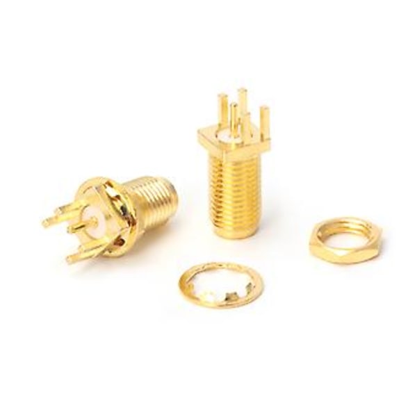 10st Ändstycke för Launch PCB-montering SMA Hona Jack Rak RF-kontakt Adapter Övrigt