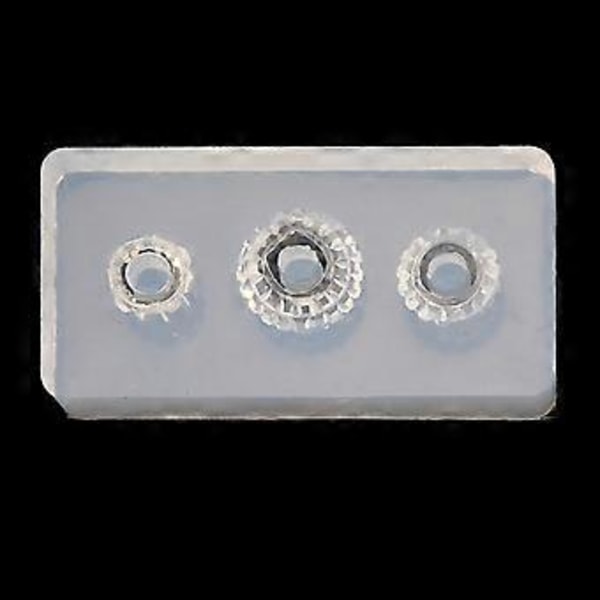 Silikoneform Stor Hul Perle Charm Armbånd Resin Smykker Håndværktøj 1
