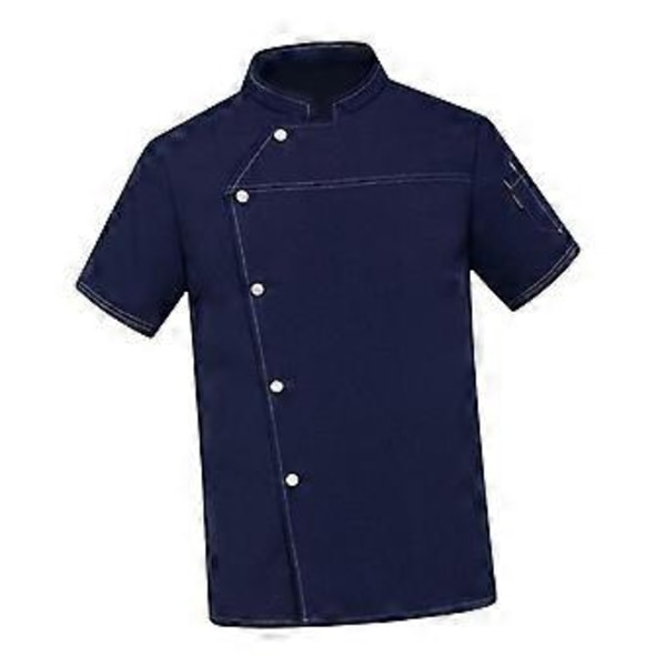 Kokkejakke Kokkeklær Servitør Servitrise Bekledning Uniform for Restaurant Matservering Pub (XL) XL