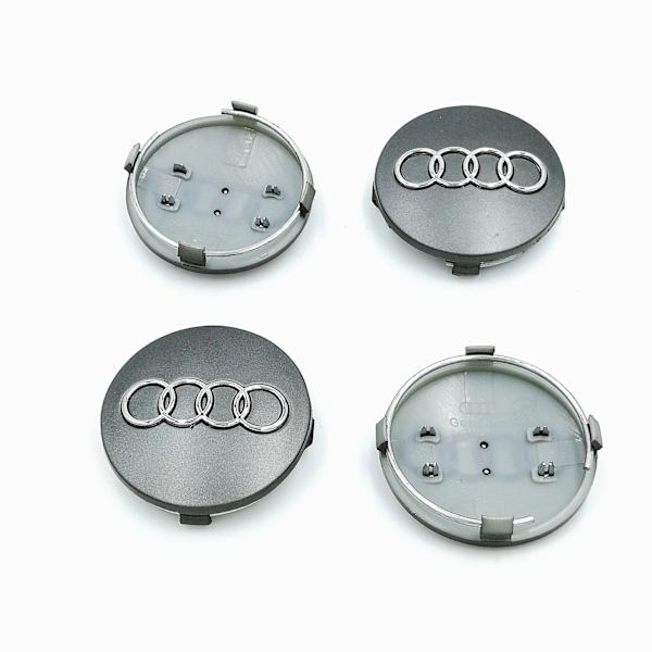 Sopii Audi 60mm:n pyörän napakanteen A6 C5:n pyörän logo, 4-osainen