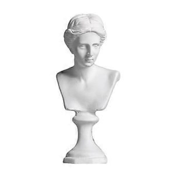 2.4 Tommers Klassisk Resin Gresk Hode Byste Statue Skulptur Figur Hjem Dekor Statue (Venus) Venus