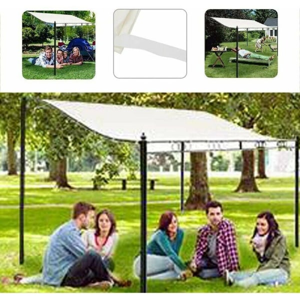 1 kpl 2,5 mx2,6m paviljongin korvaava kattokanvas-300D vedenpitävä c