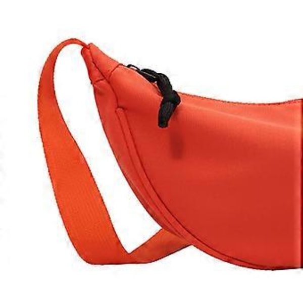 Mote Canvas Skulderveske Brystveske Casual for Fest Studenter Utendørs Hvit Oransje Orange