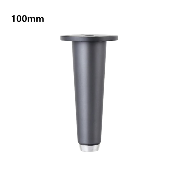 100 cm massive skabfødder poleret slidstærkt konisk design s