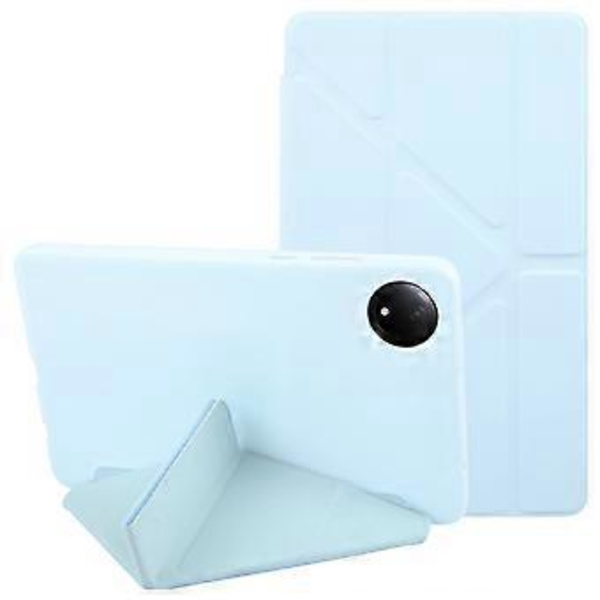 Deformations Læder Etui Til Xiaomi Redmi Pad SE 8.7 Sky Blue