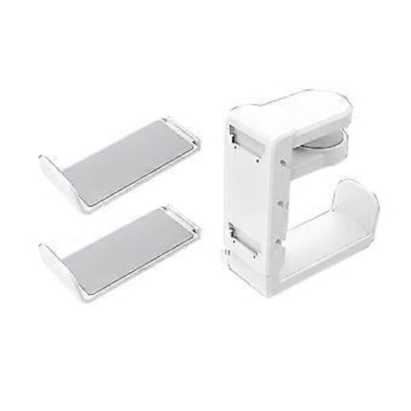 Gaming Headset Kontrollerhållare Enkel Installation Justerbar Klämma Universal PC Gaming Tillbehör White