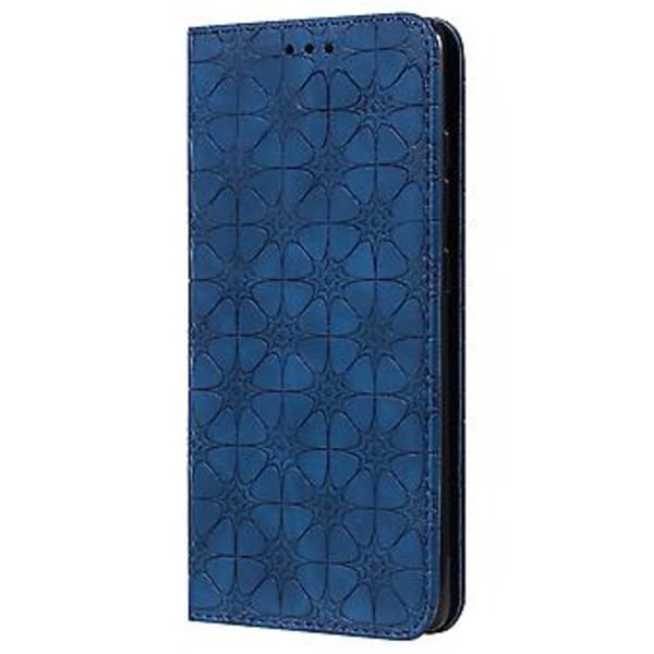 For Samsung Galaxy S20 FE Lykkebringende Blomster Præget Cover