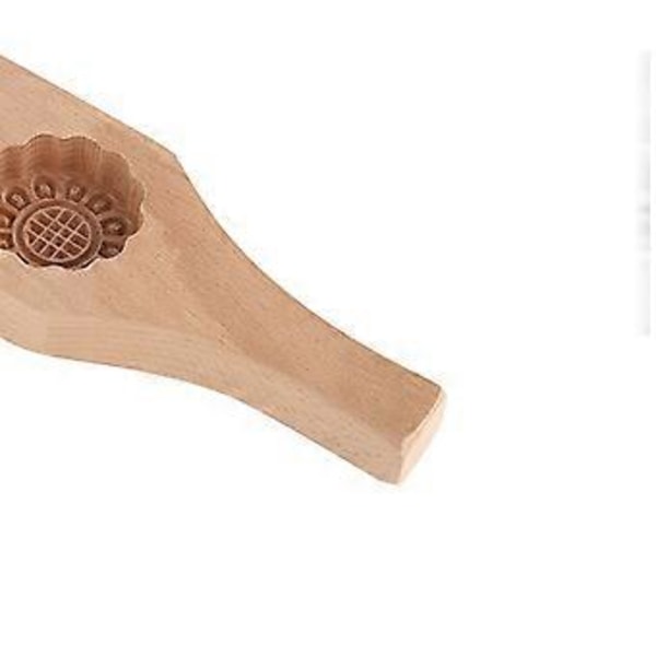 Månekakeform Tre Bakverkform Mungbønnekake Iskrem Baking Verktøy (2#)