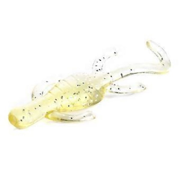 SO103 10 STK 5cm/1g Gecko-formet Simuleringsfisk Agn Mykt Agn for Fiske Beige