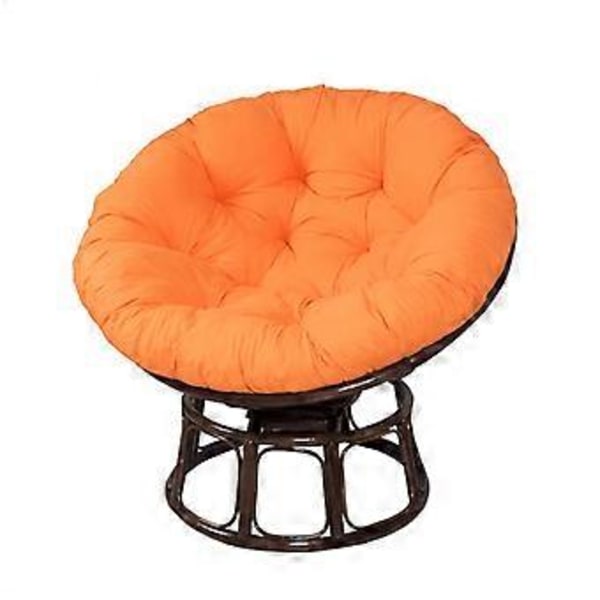 Golvkuddar Runda Stolsdynor, Sittdynor för Utomhusbruk Orange 60*60cm