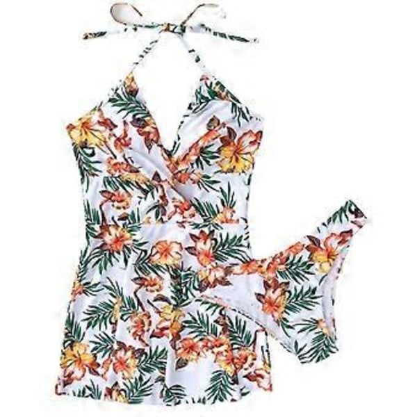 Dame Badedrakt Hel Drakt Wrap Fargeblokk Knyting i Siden (style6206)