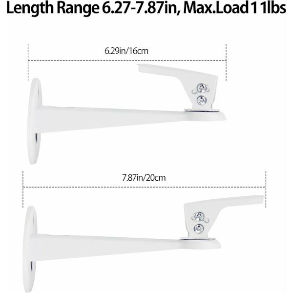 Mini-projektor veggfeste, 16-20 cm 360° rotasjon, 60° tilt, for
