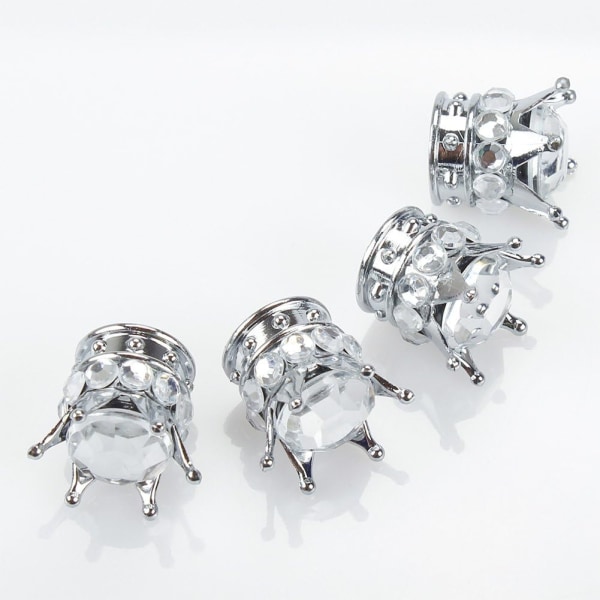 Håndlavede Bling Bling Rhinestone Dækventilhætter 4 Pak