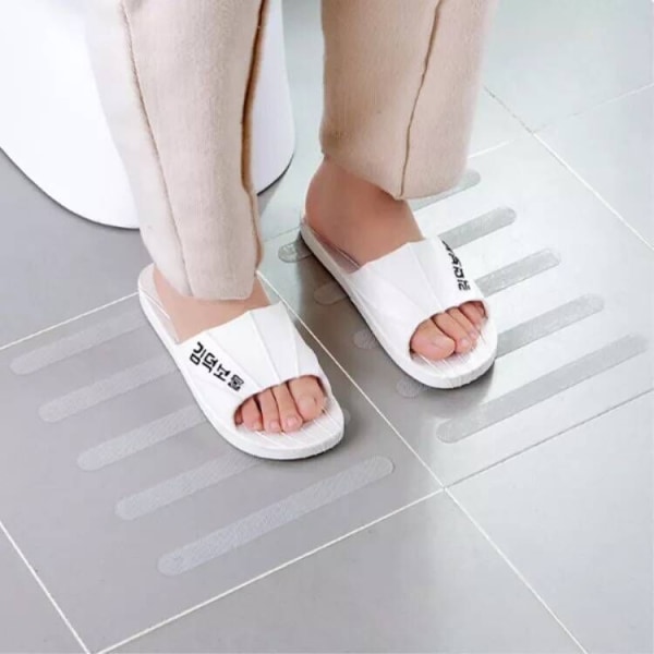 Anti-Slip Bruser Stickers 24 STK Sikkerhed Badekar Strimler Klæbende D
