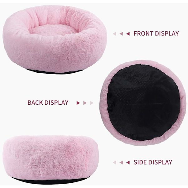 Anti-stress kurv katteseng for kattunge myk fluffy pute kurv