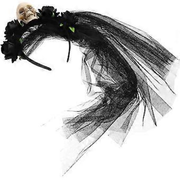 Hodebånd Slør Hodeplagg Festkostyme Hodeplagg Halloween Hodebånd Tilbehør As Shown1 45X11X5.5CM