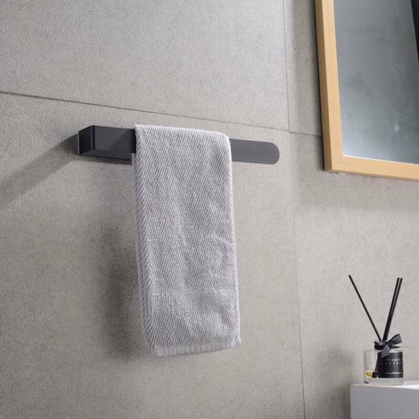 Selvklebende håndklestang for bad, veggmontert håndkle i rustfritt stål B