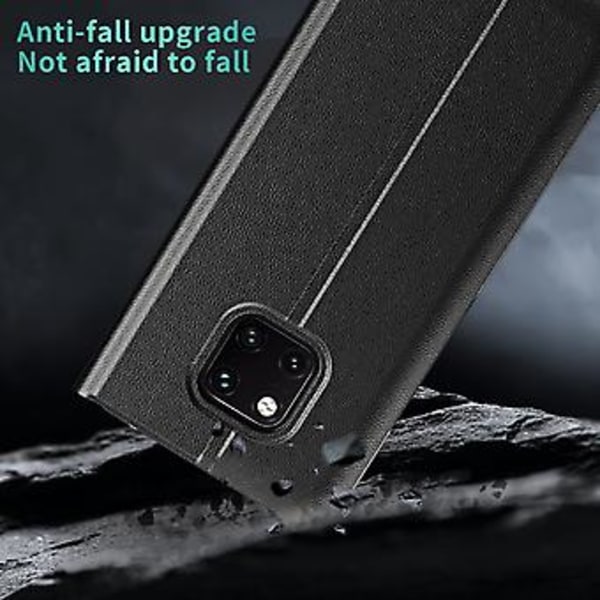 Side Elektropletteret Læderetui til Huawei P30 Pro