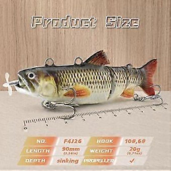 Luretron Sähkökala, Luretron Kala Micro Jointed Swimbait 450
