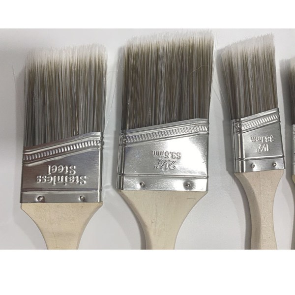1 set med 5 st Remodeler Paint Brushes for Walls, Small Paint Brus