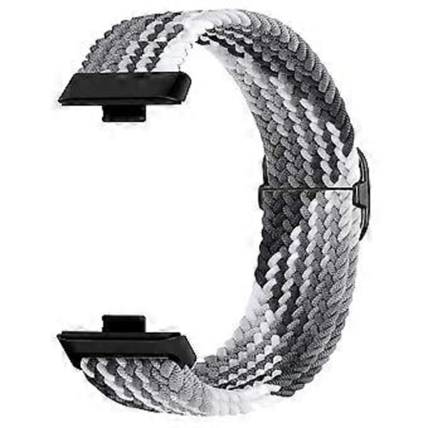 Justerbar flettet nylon urrem i vævet stil til Huawei Watch Fit 3 Style M