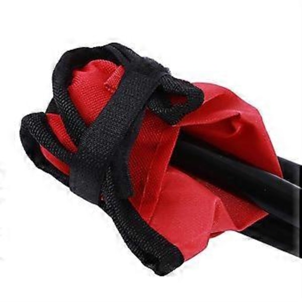 Vikbar Tripod Pall Bärbar Användning Höjd 30 cm 3 Ben Stol för Vandring Camping Fiske Picknick Strand Tripod Sittstol Röd Red