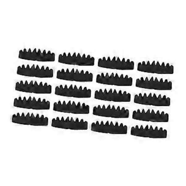 20x Lippalakin Sisäosa, Hikinauha Lippalakkiin, Tennislippikseen, Matkailuun, Kesään (Musta 26cmx10cm)