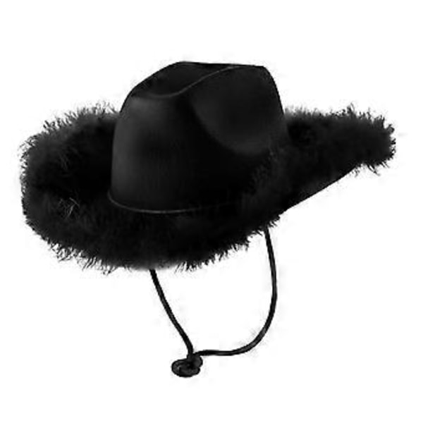 Cowboyhat til kvinder i westernstil til sceneoptræden, festivaler og karneval()