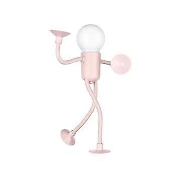 Formbar Sjov Atlet Natlampe til Soveværelse, Badeværelse, Gang, Køkken (Pink)