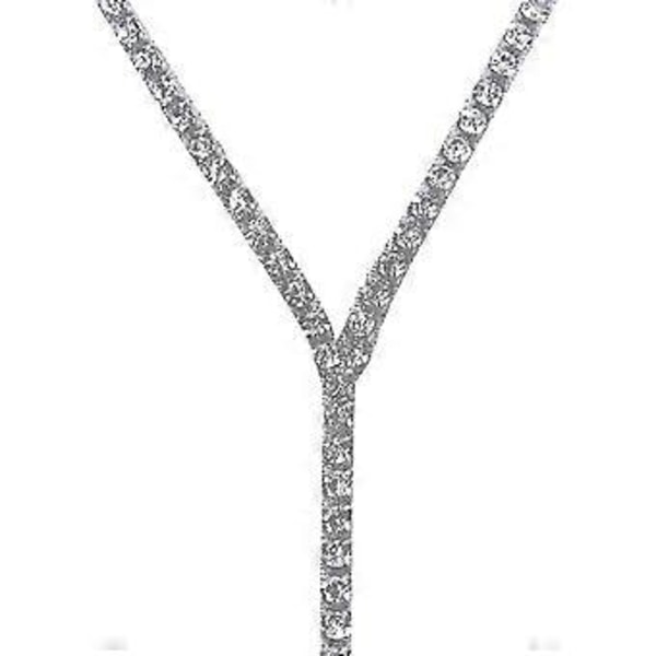 2 stk. Rhinestone Kvast Choker Halskæde Multi-lags Bred Krave Halskæder Kvast Kæde Halskæder Til Kvinder Piger Favor