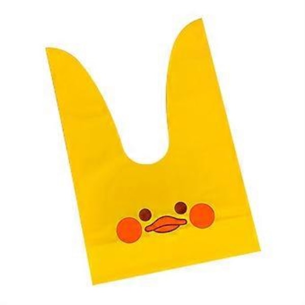 50 stk. Påske slikpose Sød Kanin Snackpose Børns Slikpose Kiks Legetøj Snacks A-50pcs