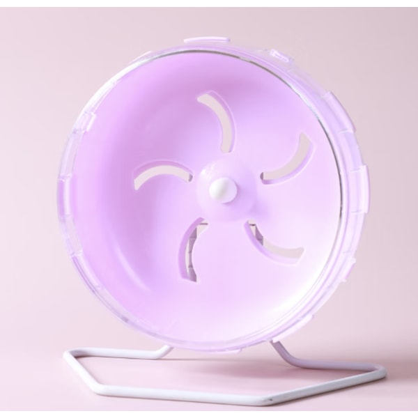 Rosa 12cm Translucent Running Hamster Plastic Exercise Wheel Sma