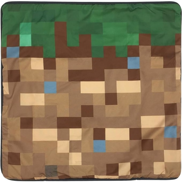 Minecraft Decorative Pillow Cover Dirt Block Game Pillow Cover