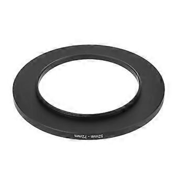52mm - 72mm Metallinen Step Up -rengas Linssisovitin Suodatin Kameratyökalu Tarvikkeet Uusi Musta