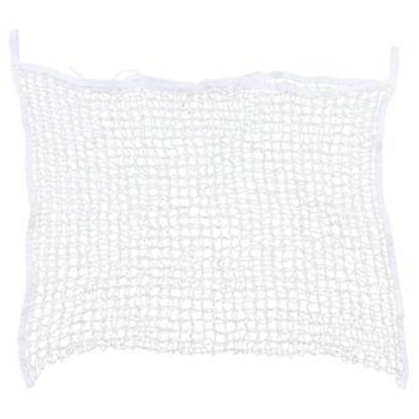 Hønetpose PE Vævet Reb Mesh Hulpose Heste Slow Feeder Foderopbevaringspose Hvid 120x90cm / 47,2x35,4in