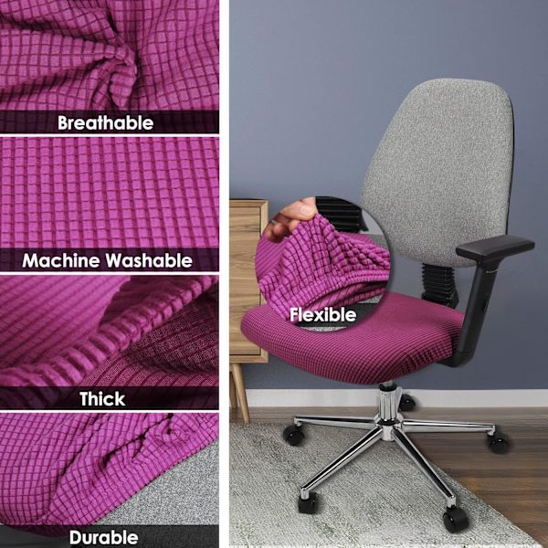 Stretchiga och tvättbara elastiska spandex stolsöverdrag för kontor