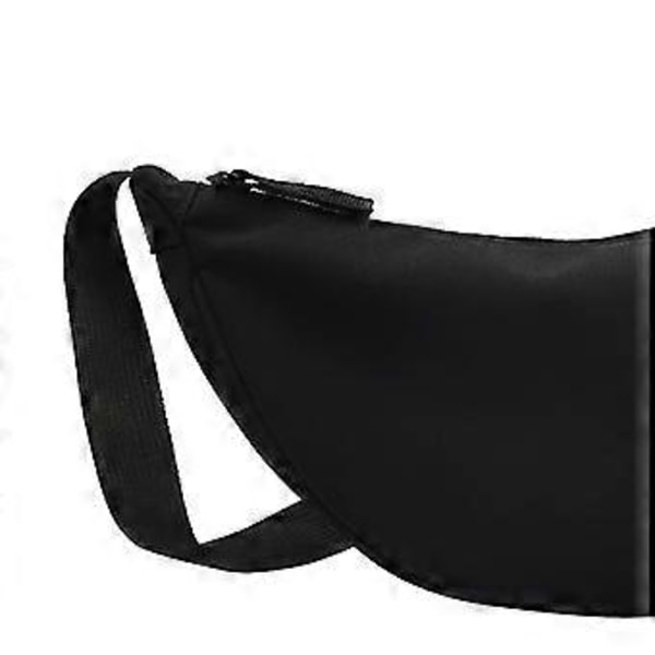 Fashion Canvas Skuldertaske Brysttaske Casual til Fest Studerende Udendørs Hvid Sort Black