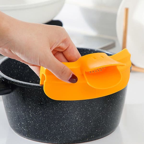 Gul anka näbb burk spill proof tratt kök gadget